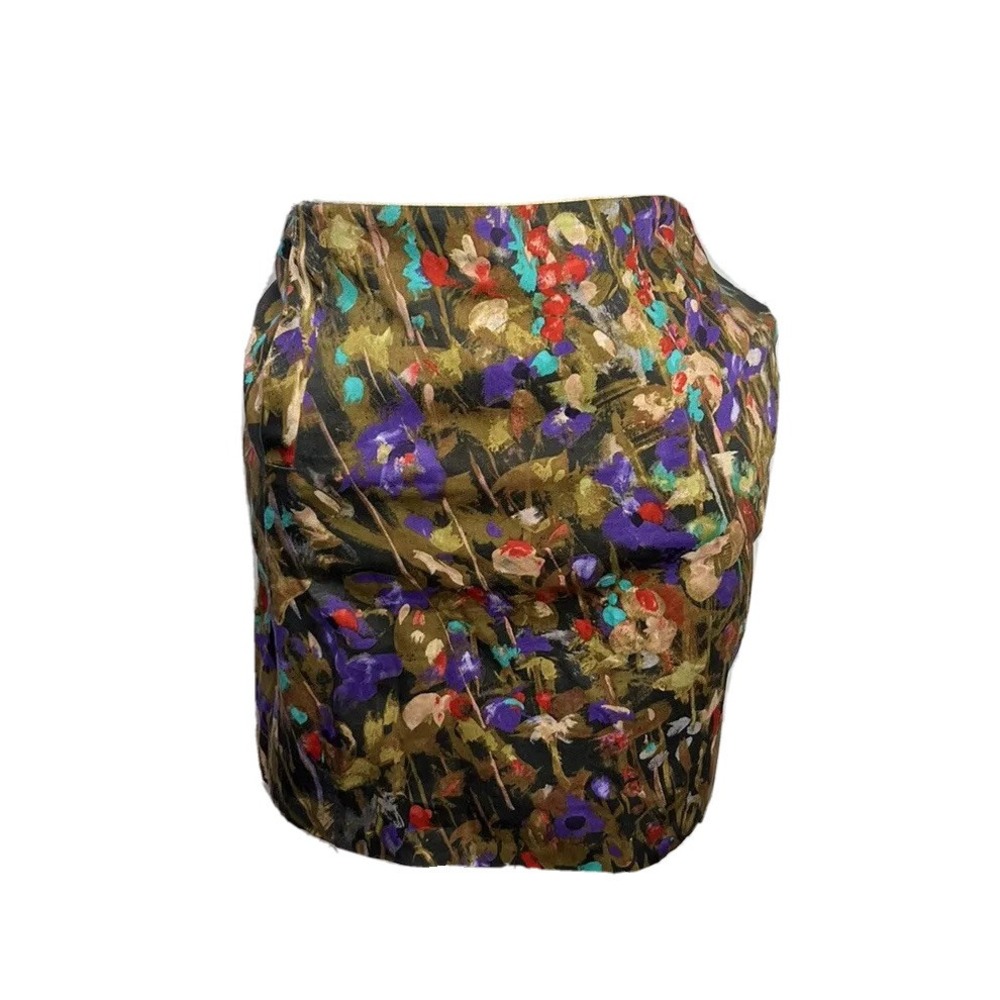J. Crew Stretch | Size 6 | Multi - Colored Abstract | Pencil Skirt